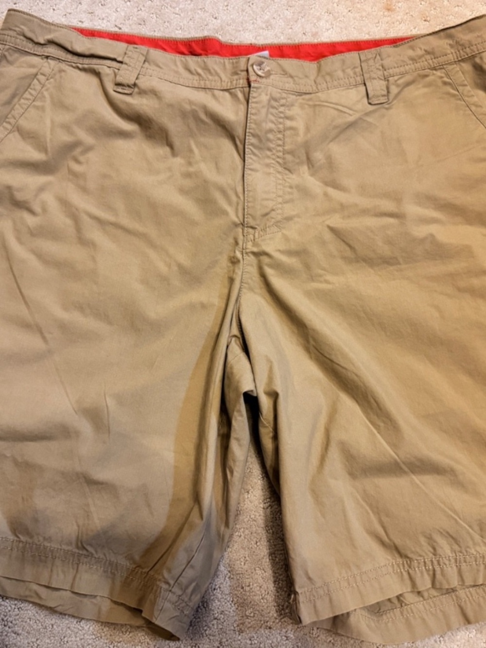 Columbia Shorts Men’s 38x10 Tan Hiking Outdoor Chino